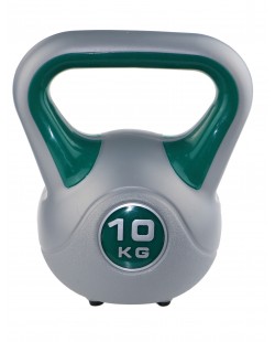 Kettlebell Fit 10 kg SVELTUS, zielony/szary